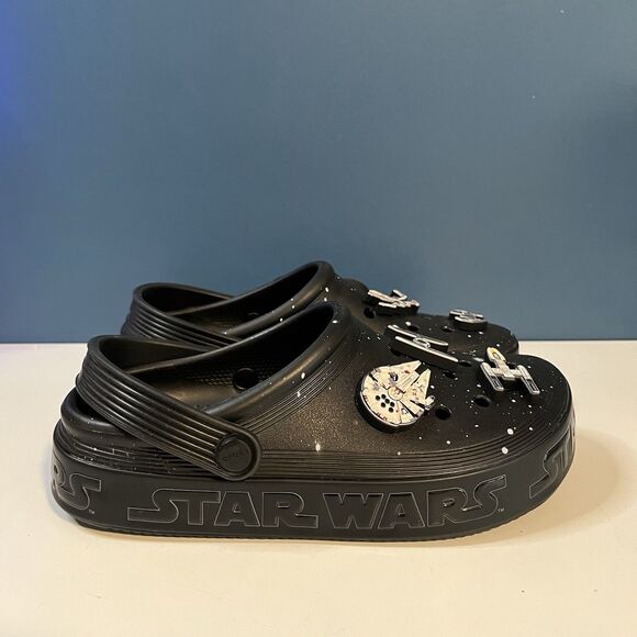 Crocs Star Wars Off Court Clog Black M5/W7 with Jibbitz Unworn main image 11